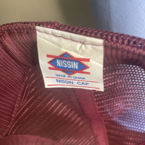 Vintage 90s Nissin Cap Rope/Foam/Mesh Trucker  Snapback Hat/Cap Politics - Picture 9 of 9